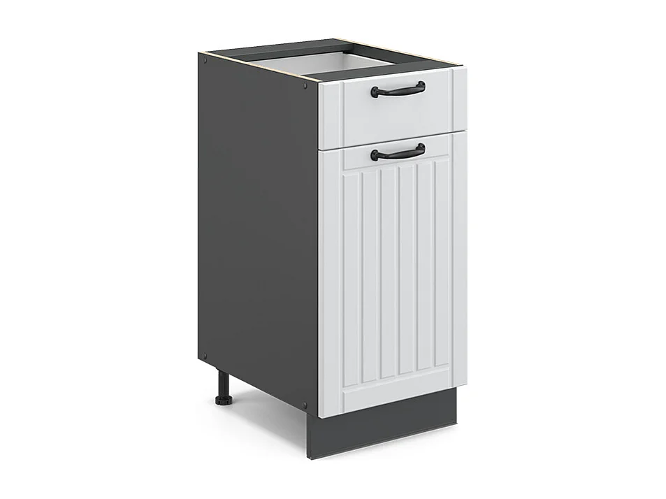 Meuble cuisine blanc campagne 40x51.6x82 fame-line