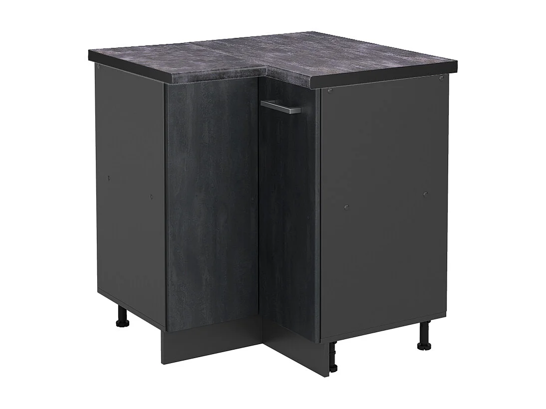 Meuble dangle béton noir 75.6x60x81.6 r-line