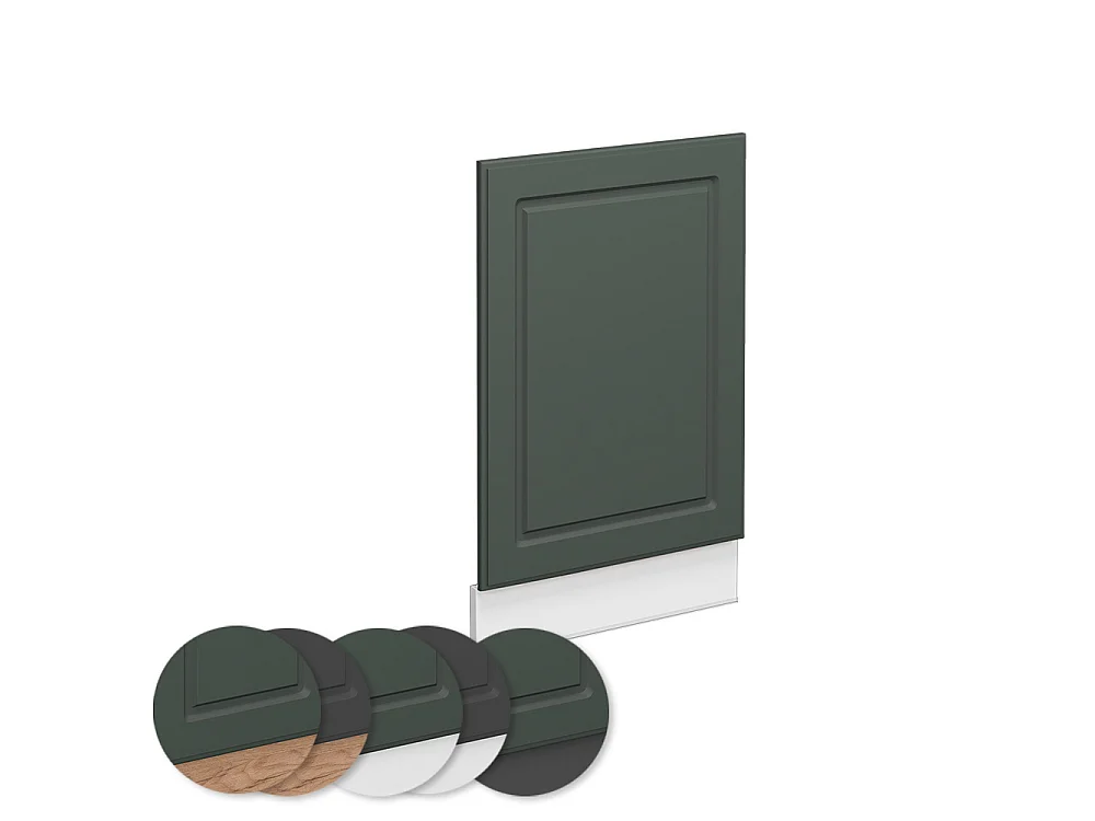 Frontpaneel groen-goud landhuis 45x1.6x67.4 fame-line