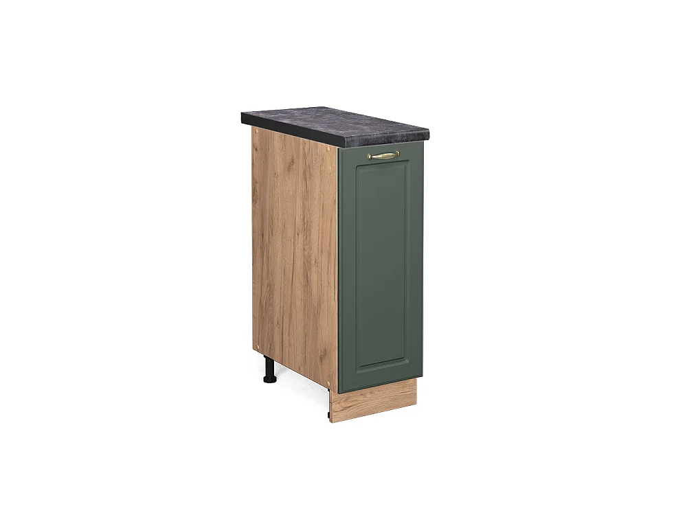 Apotheekkast groen-goud landhuis 30x60x82 fame-line