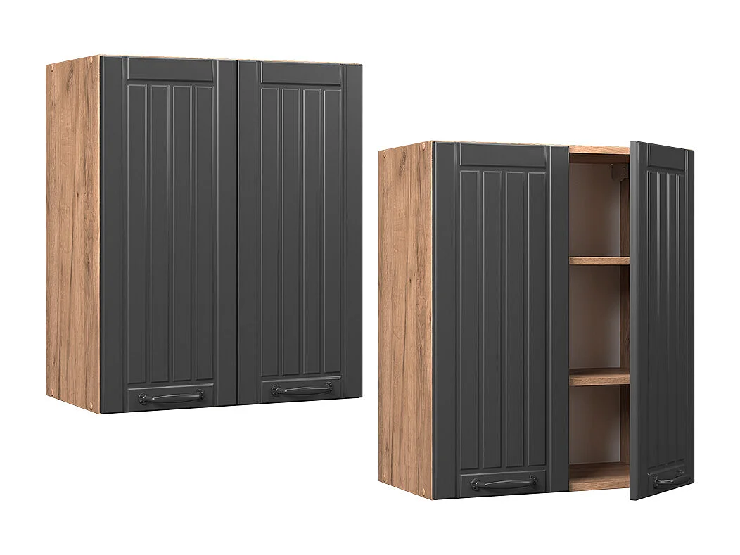 Armario colgante gris oscuro 60x34.1x72 fame-line