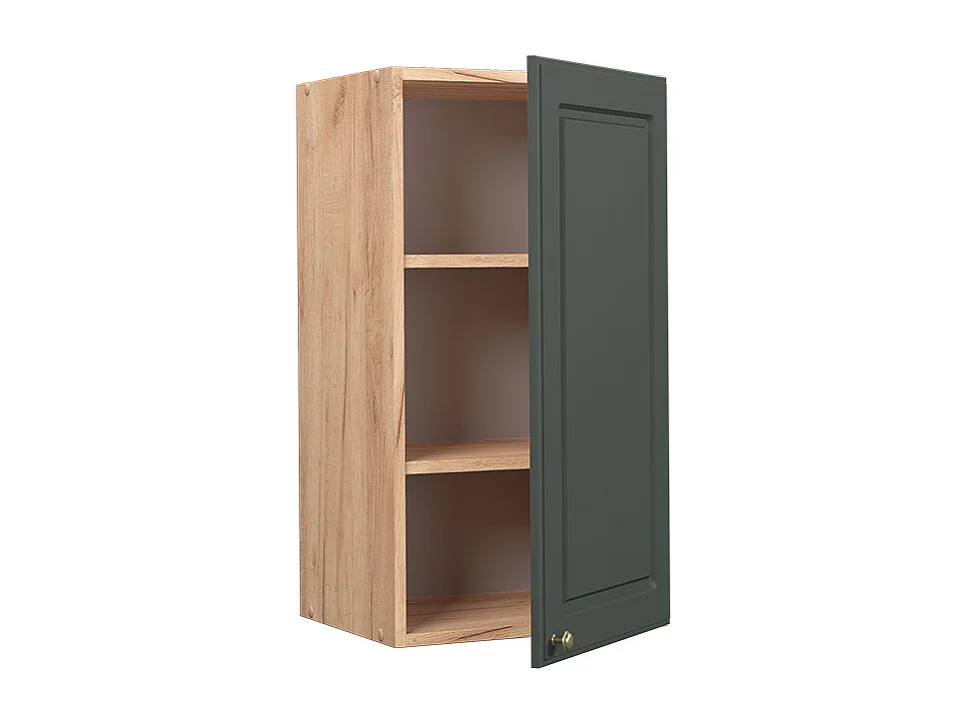 Armario colgante verde dorado casa de campo 40x34.1x72 fame-line