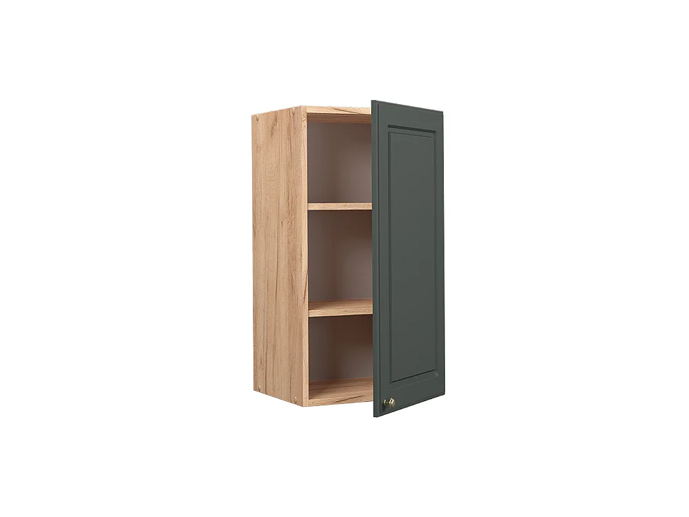 Wall cabinet green-gold country house 40x34.1x72 fame-line