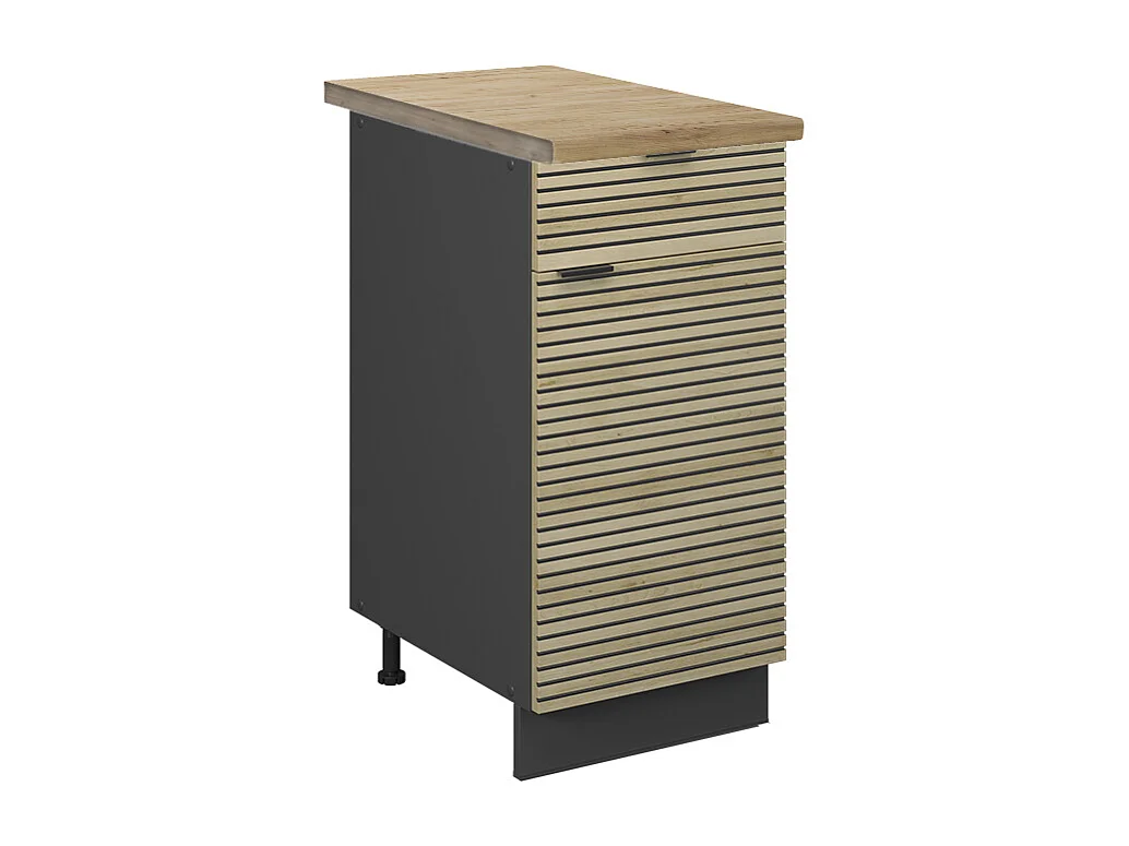 Meuble cuisine panneau en chêne 40x60x82 fame-line