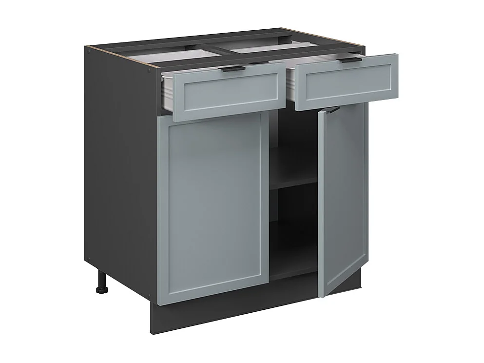 Küchenunterschrank hellblau-grau 80x51.6x82 fame-line