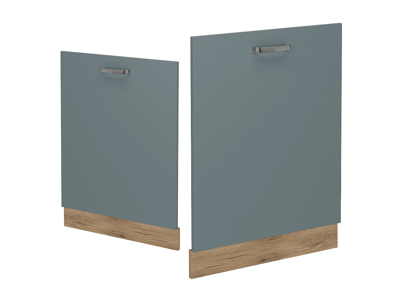 Façade de lave-vaisselle bleu-gris 60x1.6x81.8 r-line