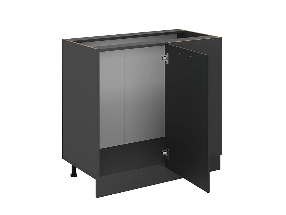 Hjørneskab antracit landhus 86x46x81.6 r-line