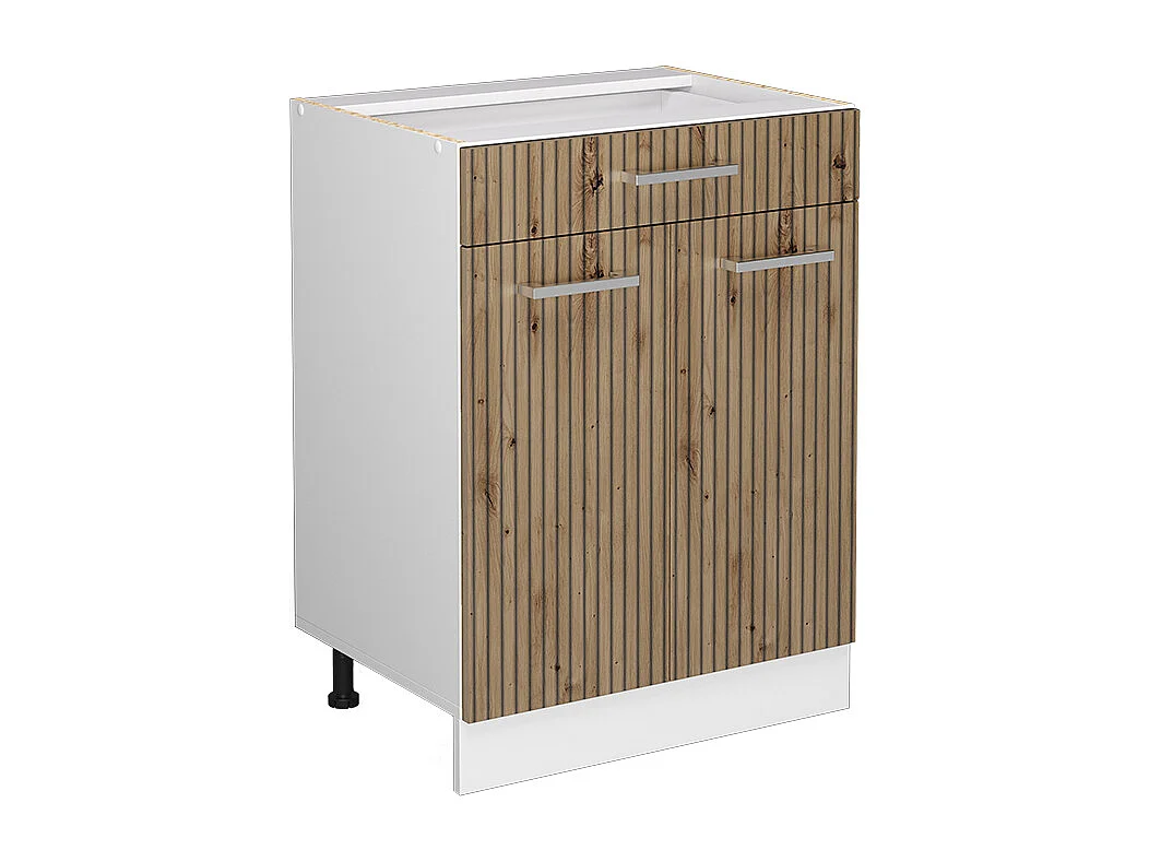 Meuble cuisine chêne artisan 60x46x81.6 r-line