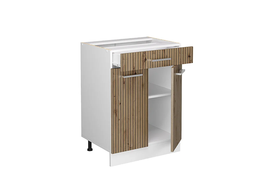 Meuble cuisine chêne artisan 60x46x81.6 r-line