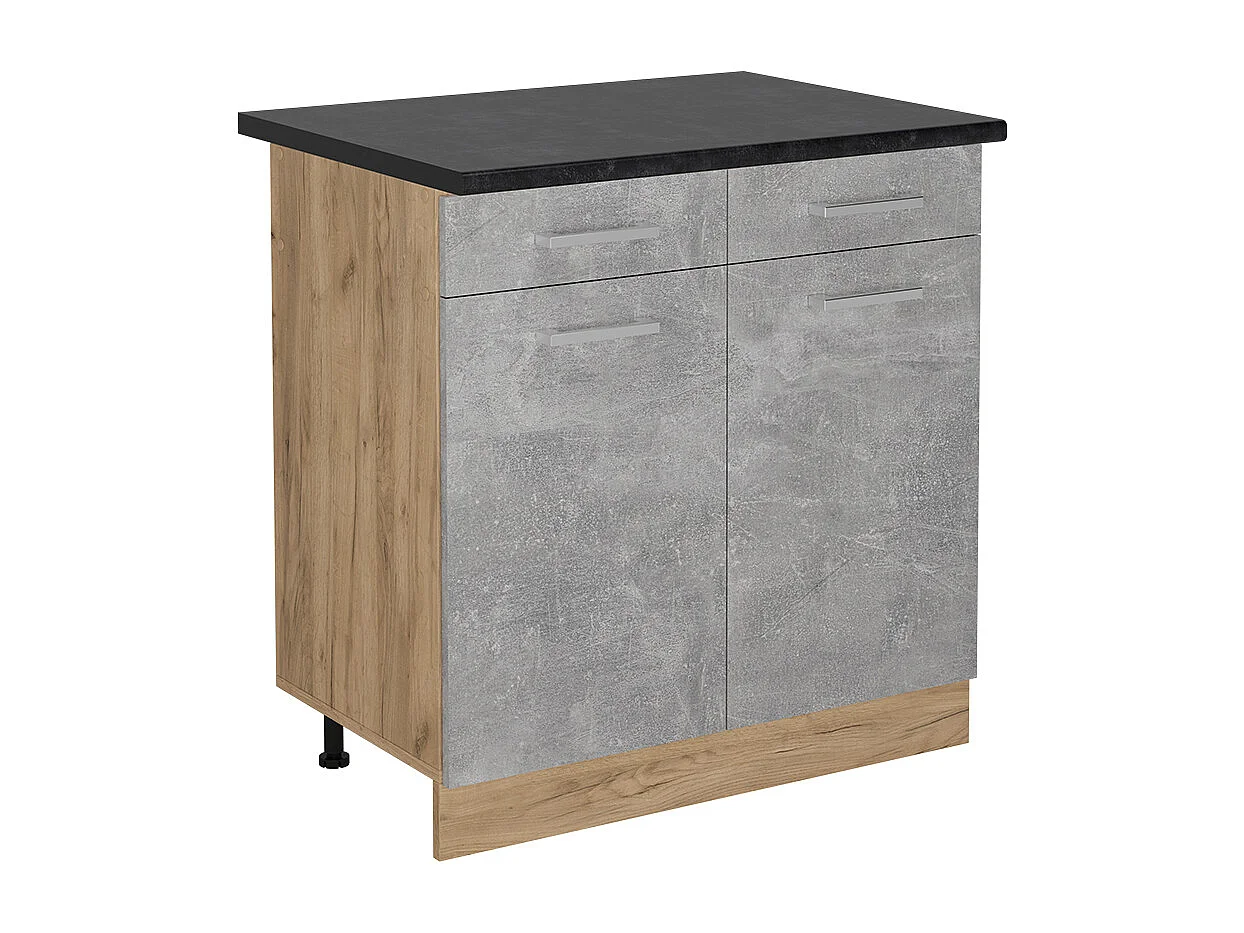 Meuble cuisine béton 80x60x81.6 r-line