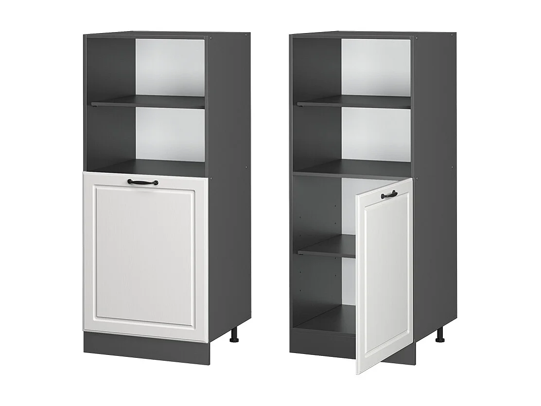 Armario para horno empotrado blanco casa de campo 60x57x143 r-line