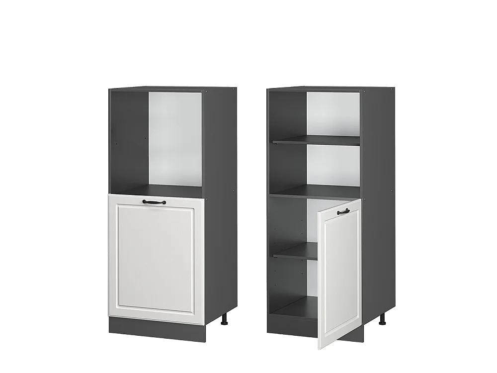 Meuble pour four blanc campagne 60x57x143 r-line