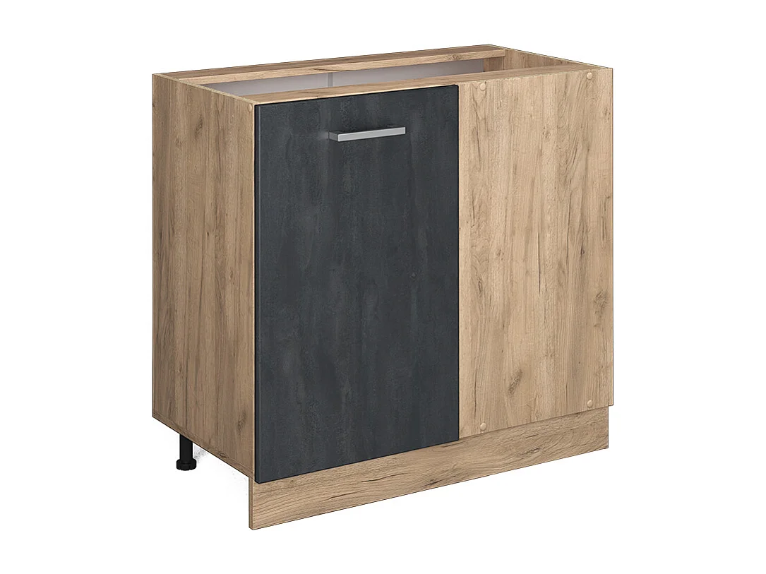 Meuble dangle béton noir 86x46x81.6 r-line