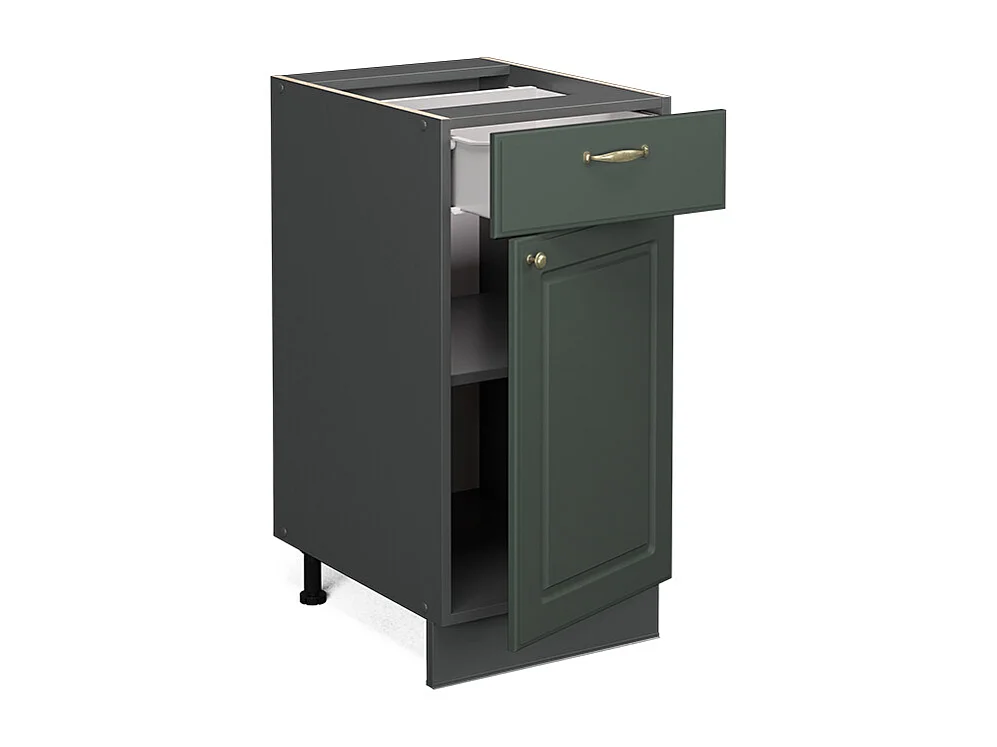 Mobiletto base per cucina verde-oro country house 40x60x82 fame-line
