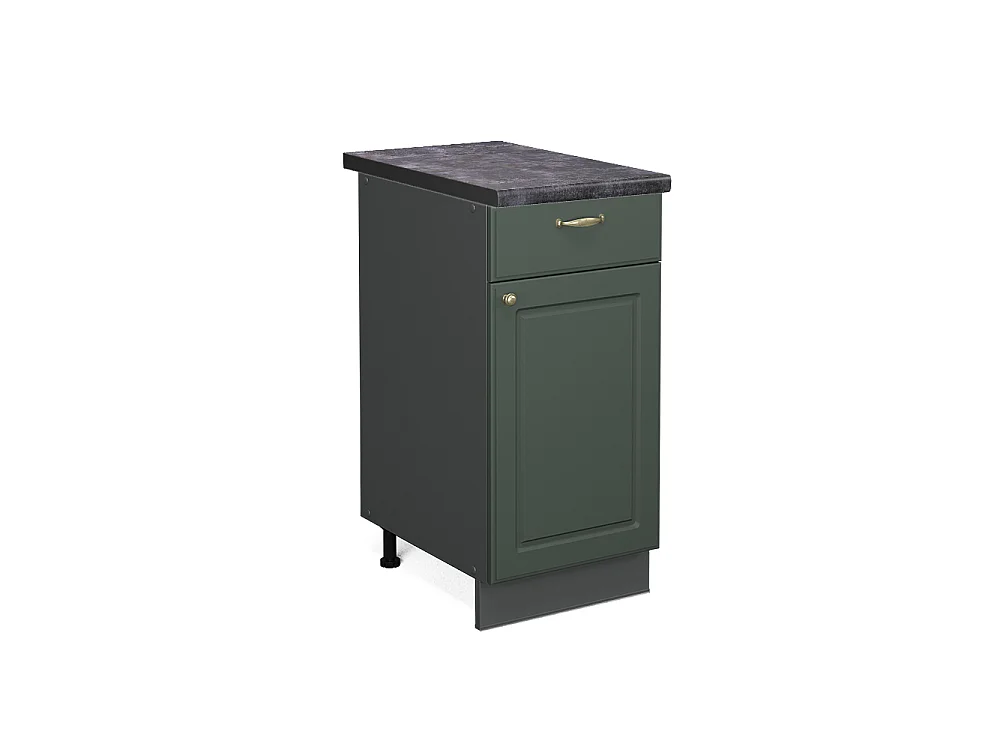 Keukenonderkast groen-goud landhuis 40x60x82 fame-line