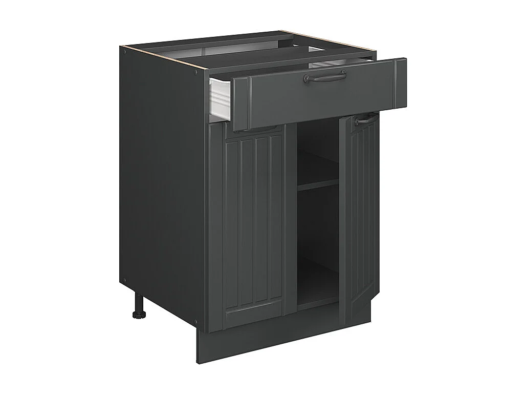 Keukenonderkast donkergrijs 60x60x82 fame-line