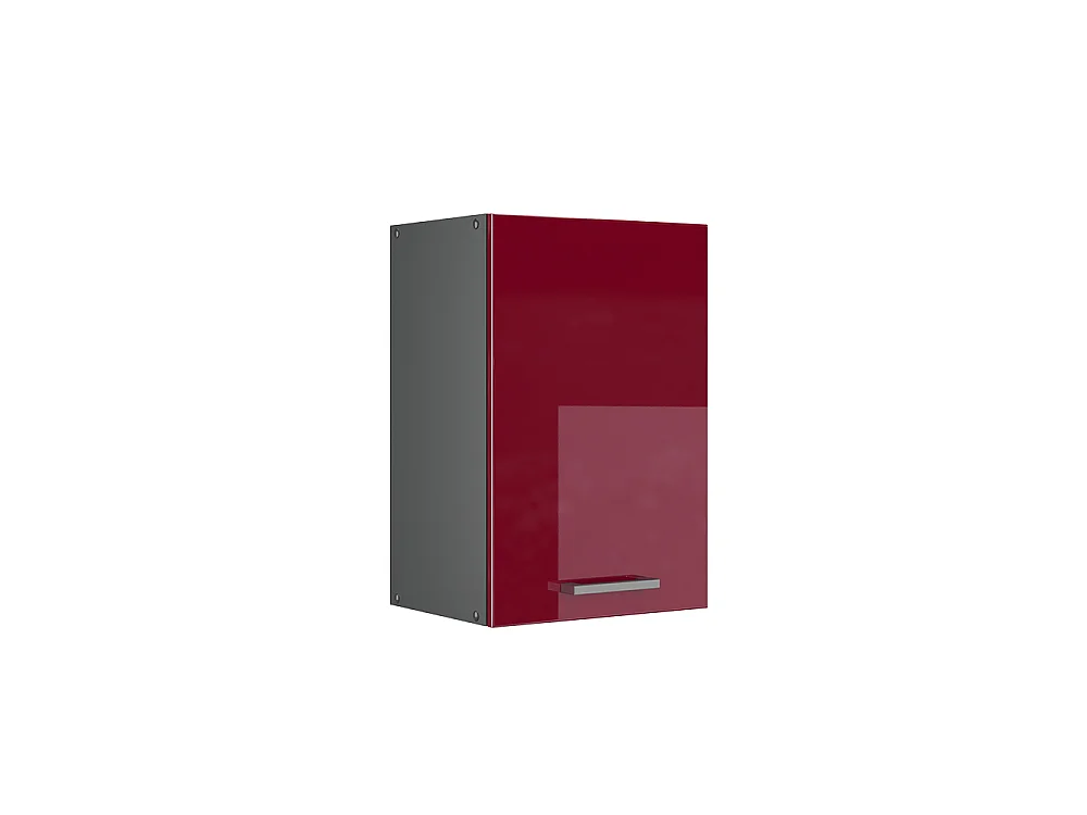 Hängeschrank rot hochglanz 40x31x60 r-line