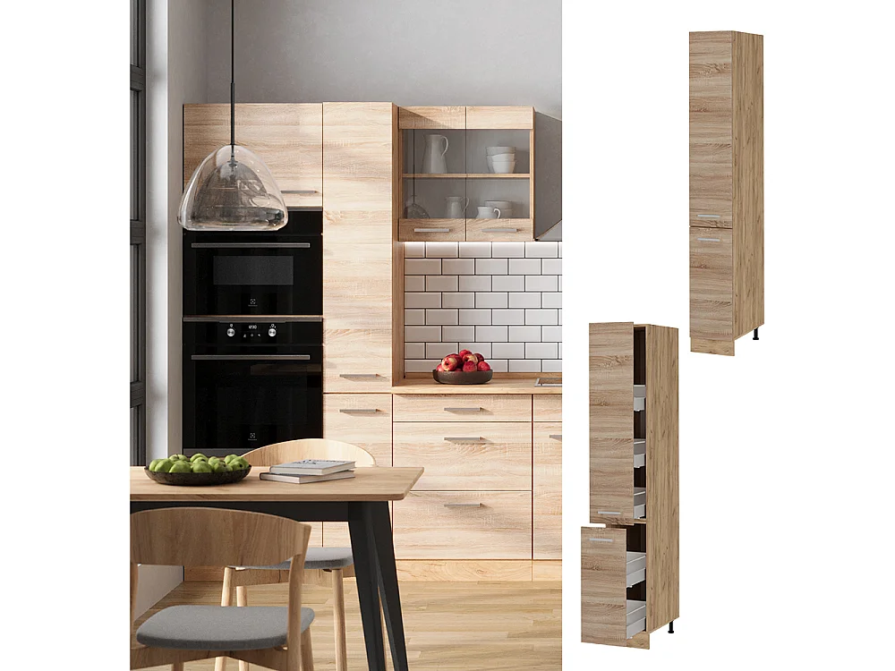Meuble haute de cuisine sonoma 30x57.2x206.8 r-line