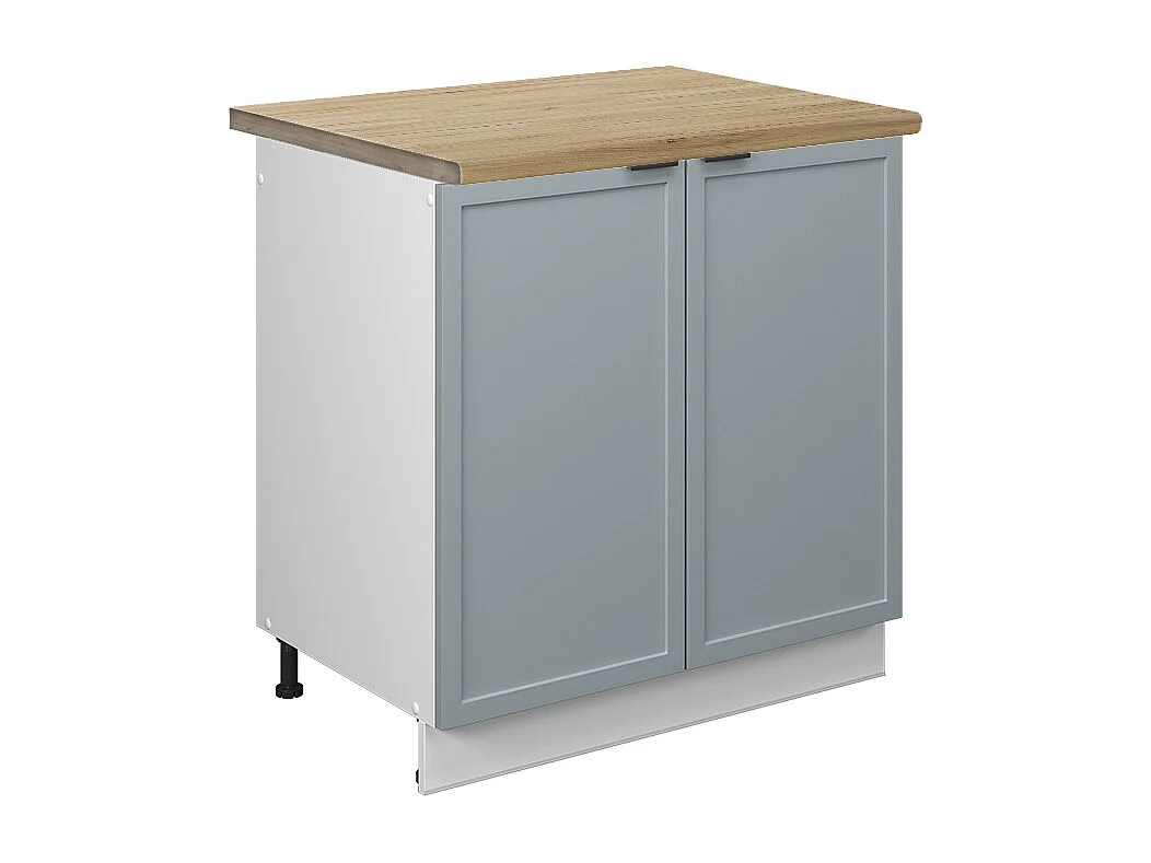 Szafka pod zlew jasnoniebiesko-szary 80x60x82 fame-line