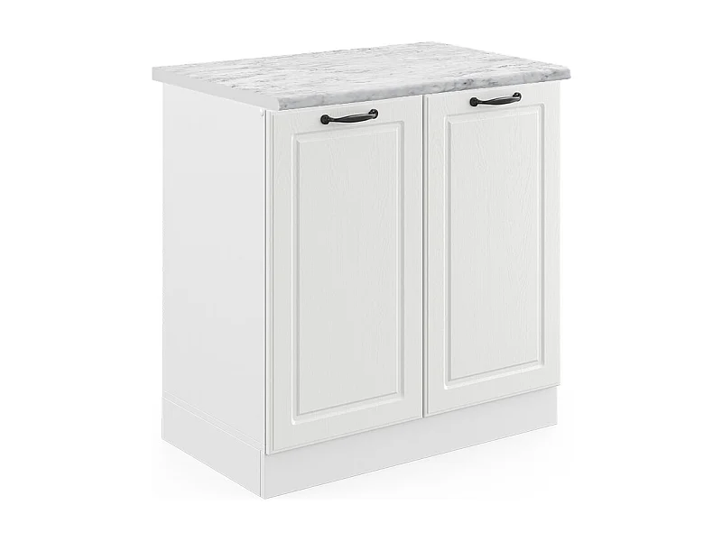 Armario bajo para fregadero blanco casa de campo 80x60x81.6 r-line