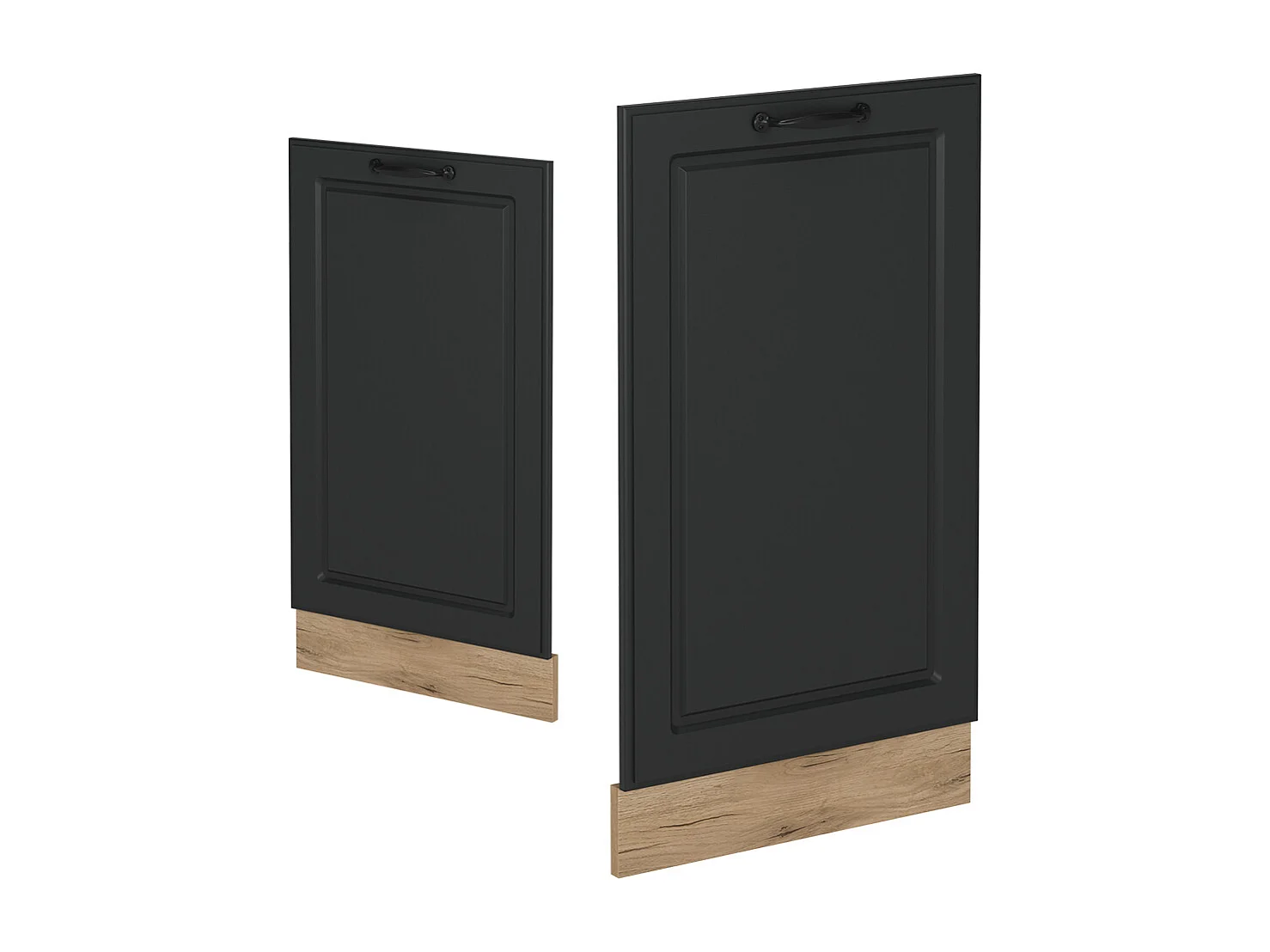 Façade de lave-vaisselle anthracite campagne 45x1.6x81.8 r-line