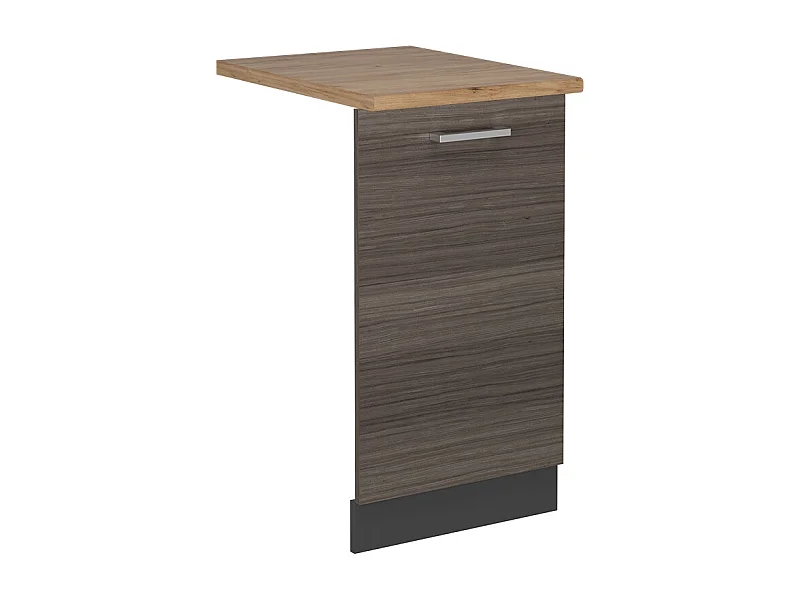 Pannello frontale della lavastoviglie grigio nobile 45x1.6x81.8 r-line