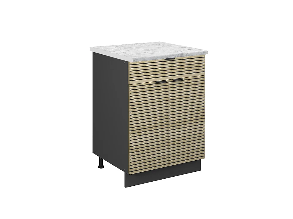Keukenonderkast eiken paneel 60x60x82 fame-line