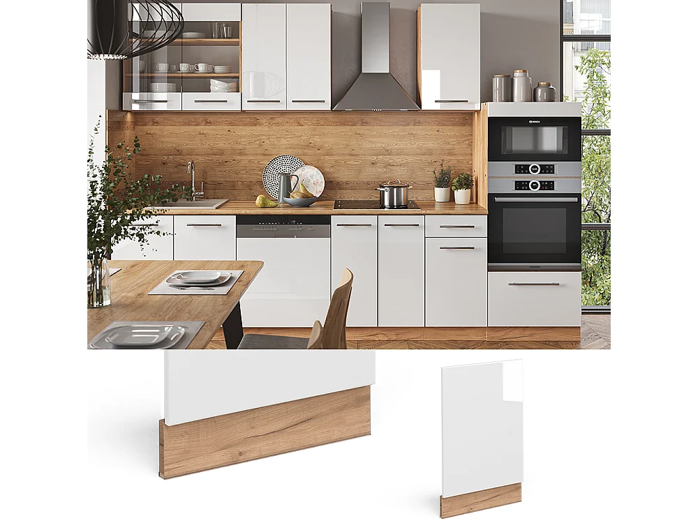 Pannello frontale bianco lucido 45x1.6x67.4 fame-line