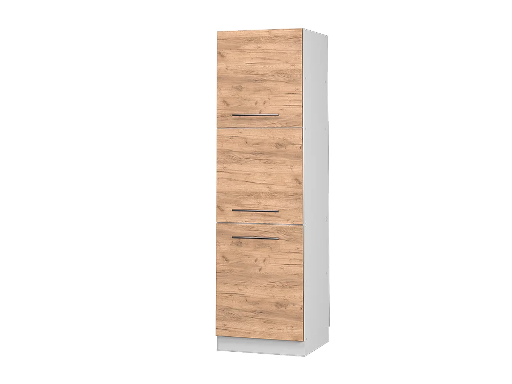Meuble pour four chêne de force doré 60x58x206.8 fame-line