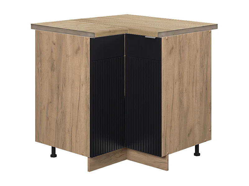 Meuble dangle noir rayé 80.5x60x82 fame-line