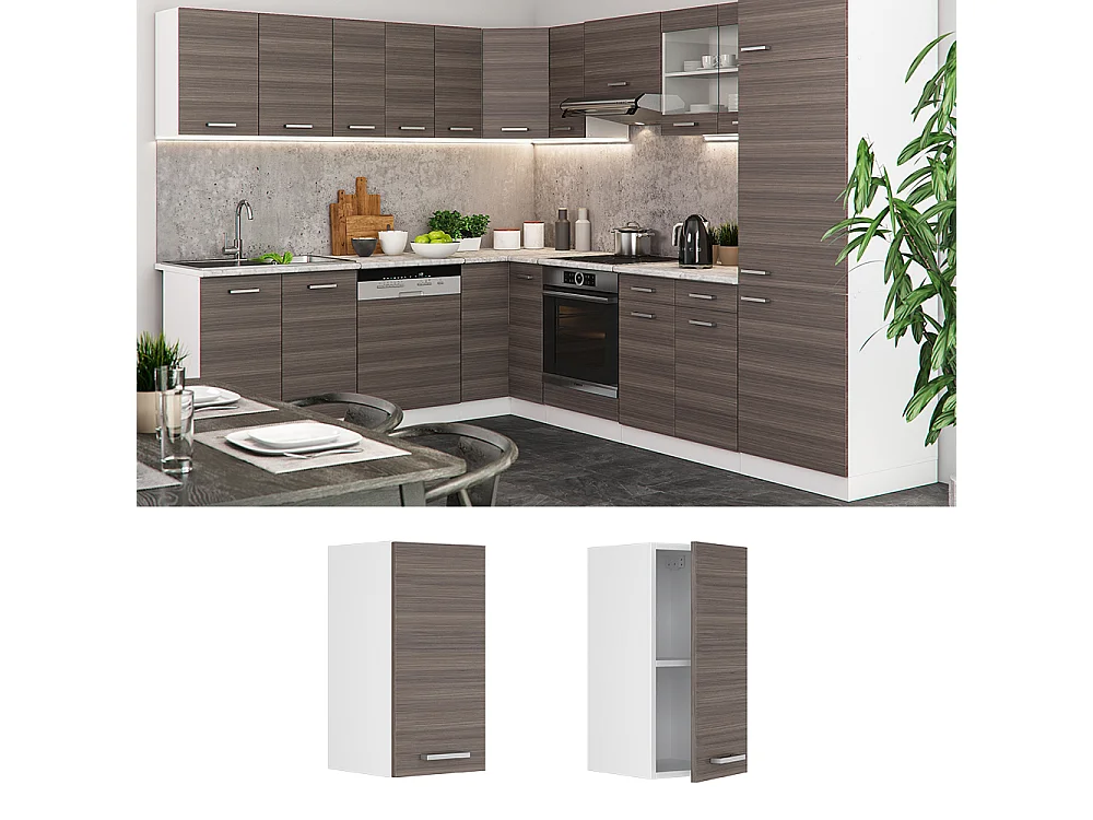 Elément haut de cuisine gris noble 30x31x60 r-line