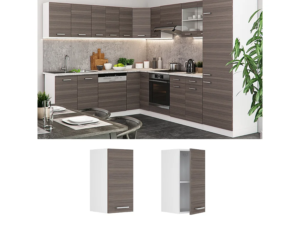 Elément haut de cuisine gris noble 30x31x60 r-line