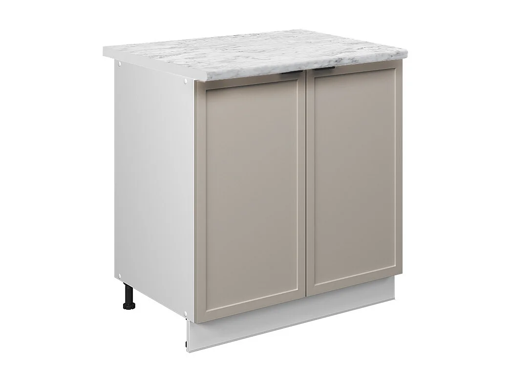 Meuble bas sous-évier grisbeige 80x60x82 fame-line