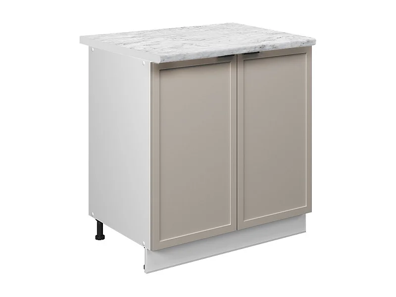 Meuble bas sous-évier grisbeige 80x60x82 fame-line