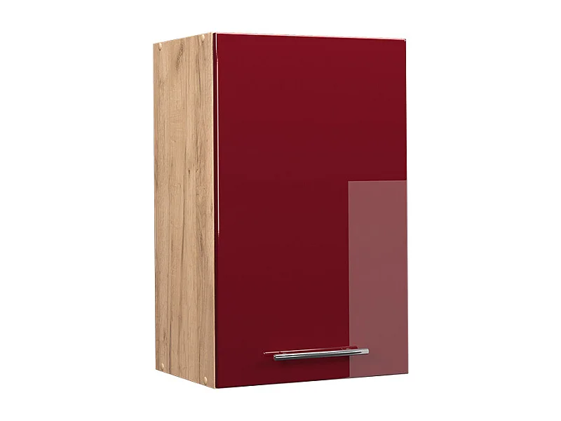 Armario colgante rojo burdeos alto brillo 45x34.1x72 fame-line