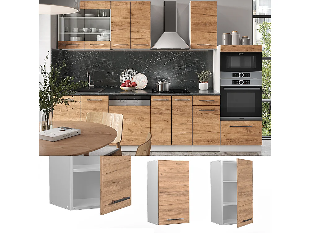 Armario colgante roble dorado 40x34.1x72 fame-line