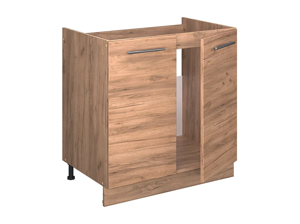 Armario bajo para fregadero roble dorado 80x51.6x82 fame-line