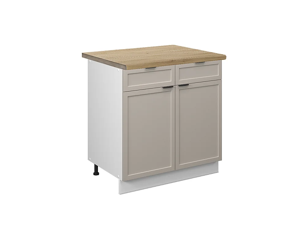 Kitchen base cabinet graybeige 80x60x82 fame-line