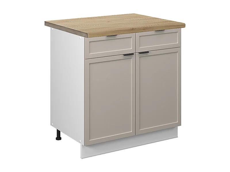 Küchenunterschrank graubeige 80x60x82 fame-line