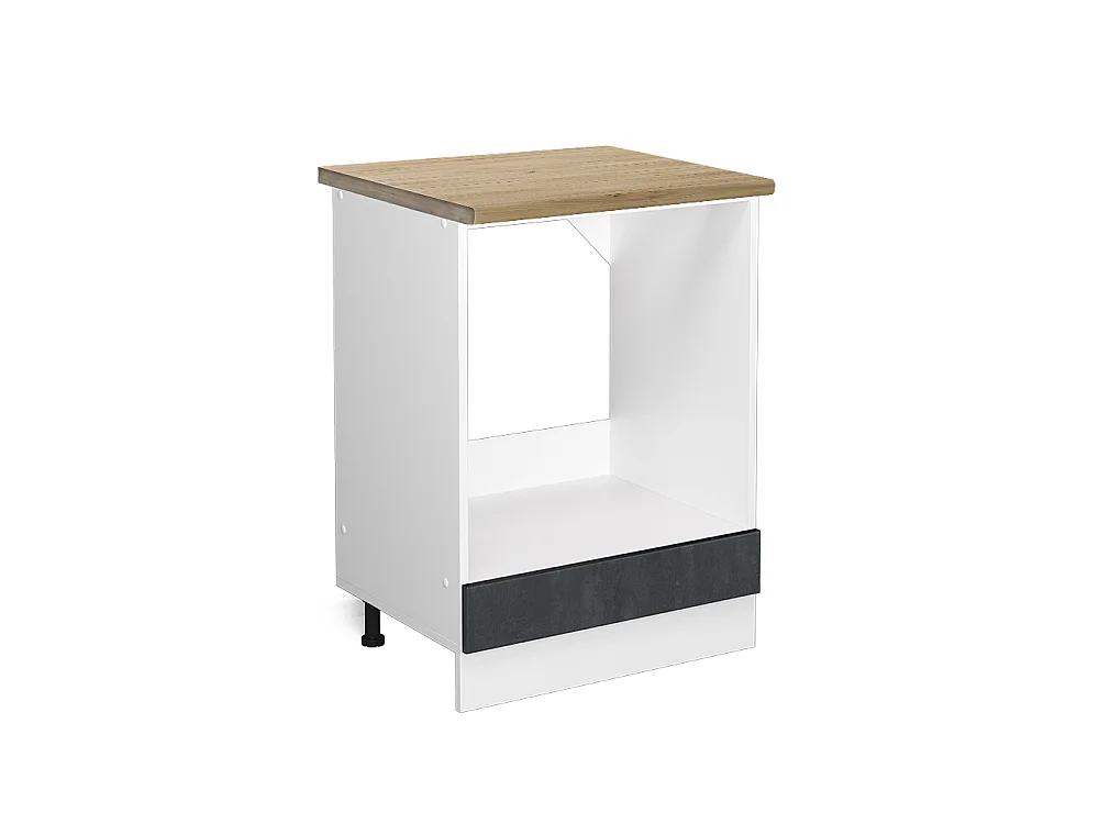 Meuble pour four béton noir 60x60x81.6 r-line