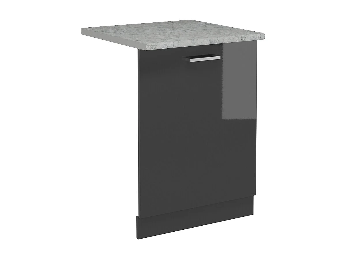 Pannello frontale della lavastoviglie antracite lucido 60x1.6x81.8 r-line