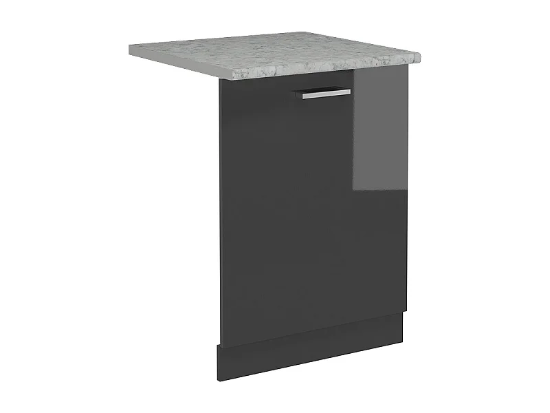 Geschirrspülblende antracite alto brilho 60x1.6x81.8 r-line