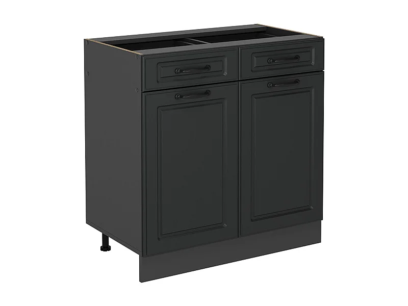 Meuble cuisine anthracite campagne 80x46x81.6 r-line