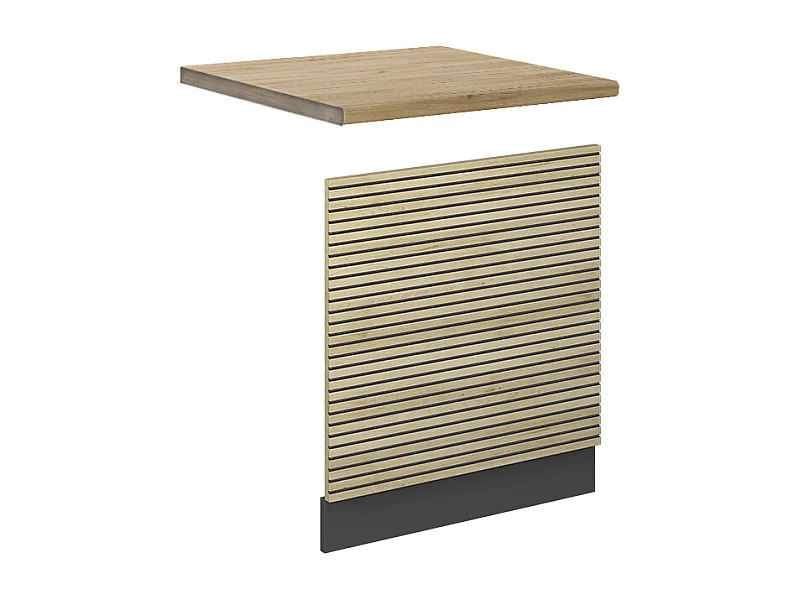 Panel frontal panel de roble 60x1.6x67.4 fame-line