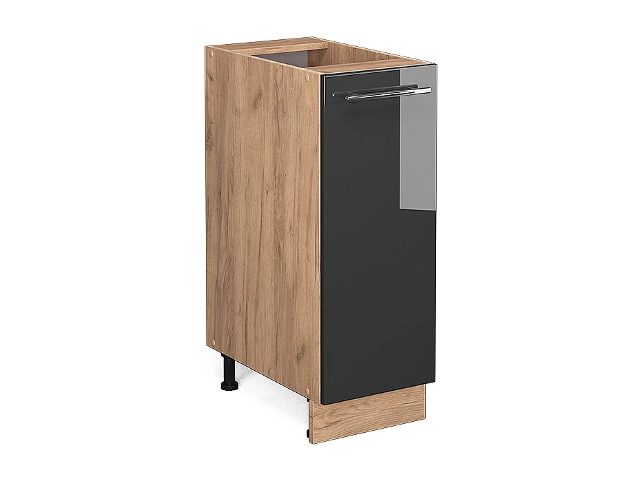 Armario de farmacia antracita alto brillo 30x51.6x82 fame-line