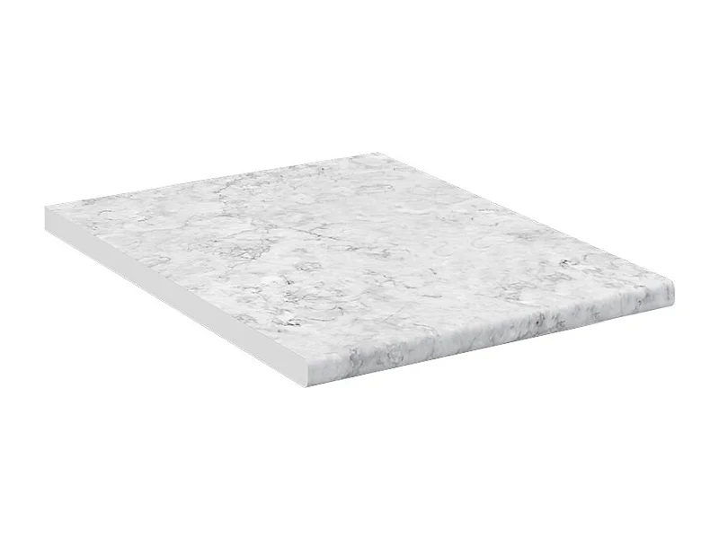 Plan de travail cuisine blanc/marbre 45x60x2.8 r-line