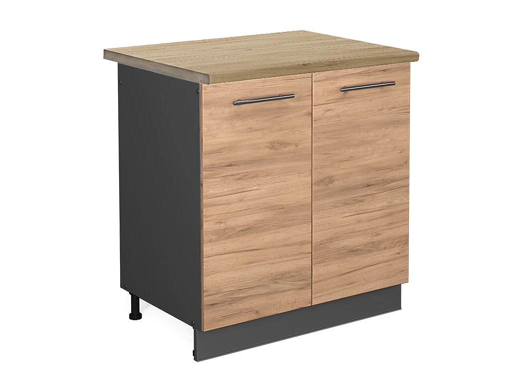 Mobile lavello cucina quercia dorata 80x60x82 fame-line