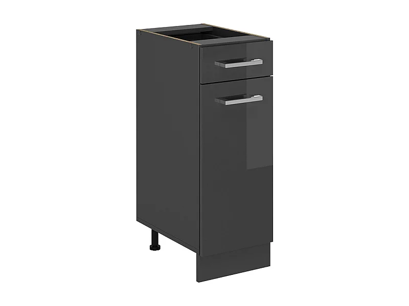 Keukenonderkast antraciet hoogglans 30x46x81.6 r-line