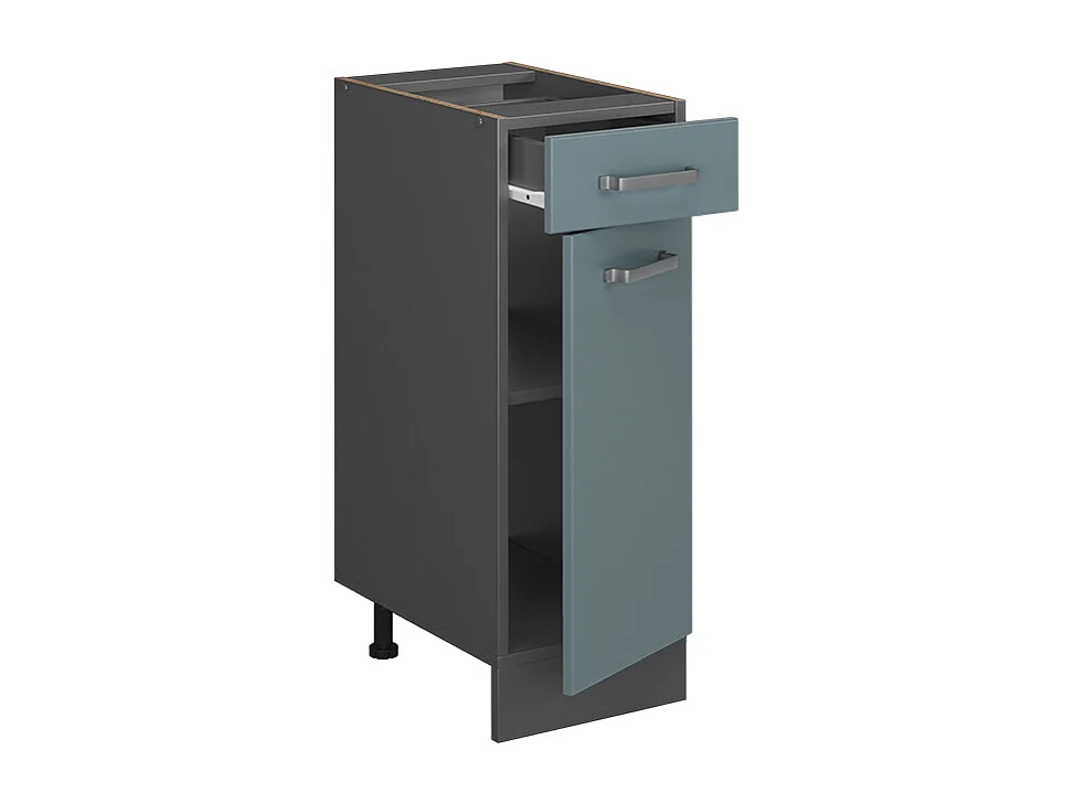 Mueble bajo de cocina gris azulado 30x60x81.6 r-line