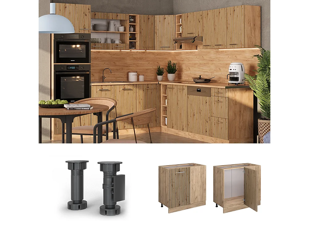 Meuble dangle chêne artisan 86x46x81.6 r-line